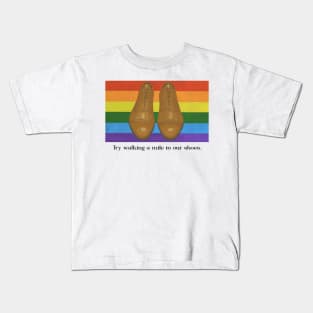 A Mile In Our Shoes Kids T-Shirt